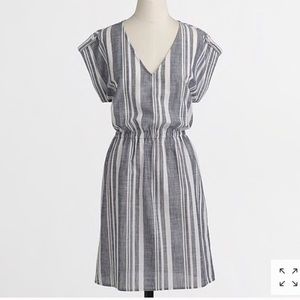 🏷 J Crew Striped Popover Dress